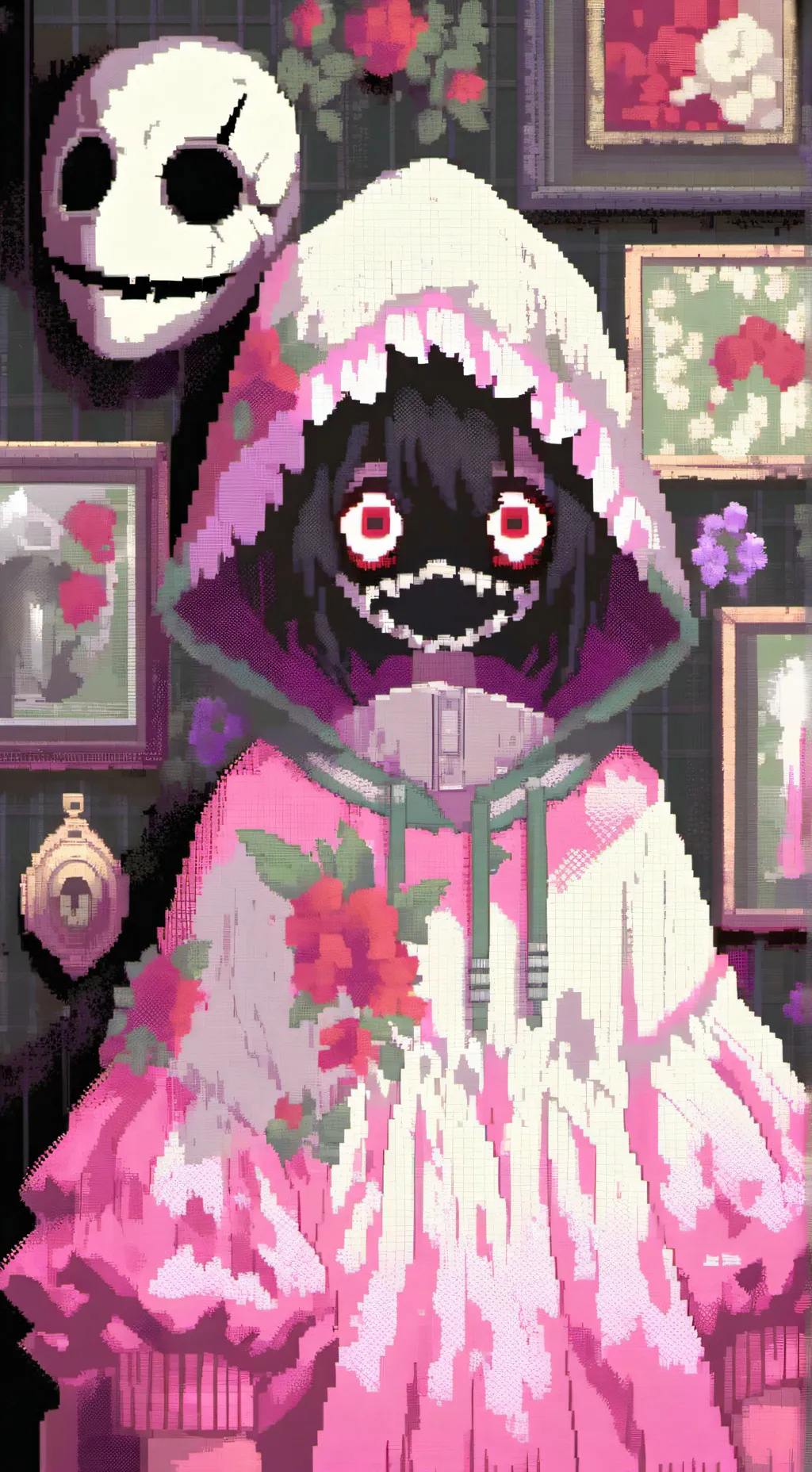 ai character: ( •⌄• ) background