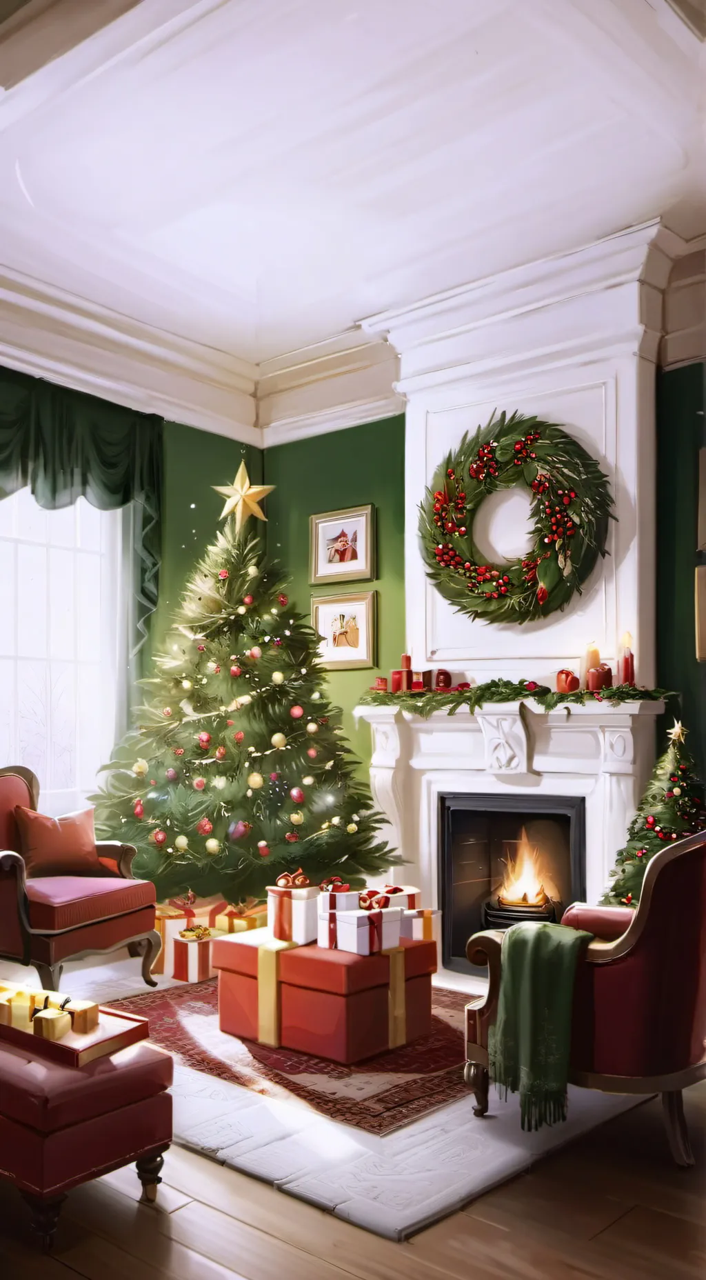 ai character: Sprunki navidad??? background