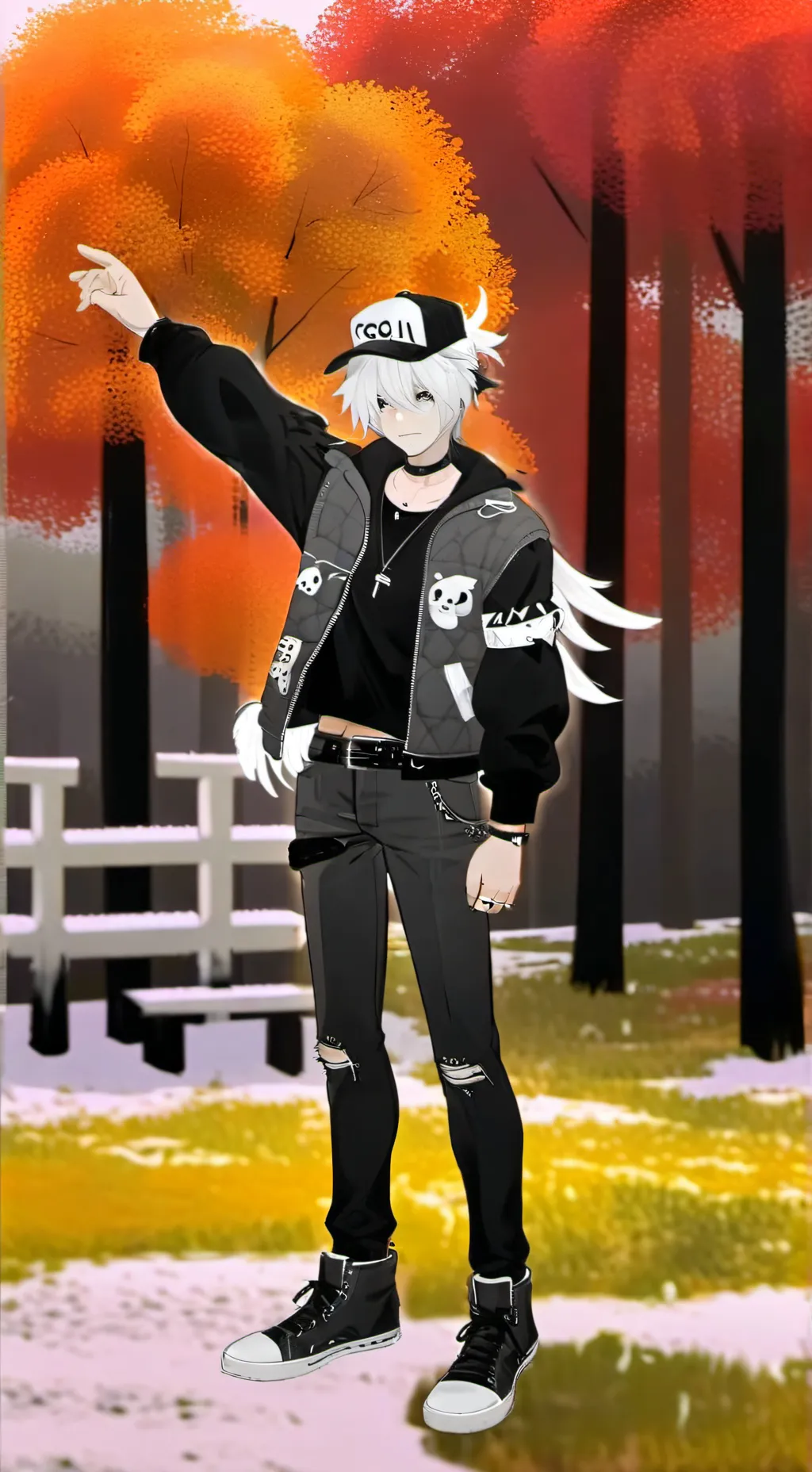 ai character: axel background