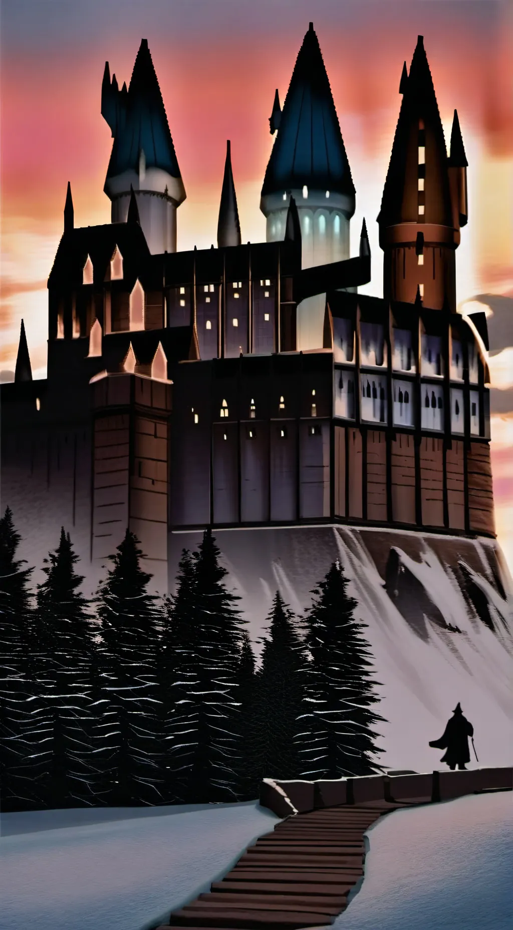 ai character: Hogwarts background