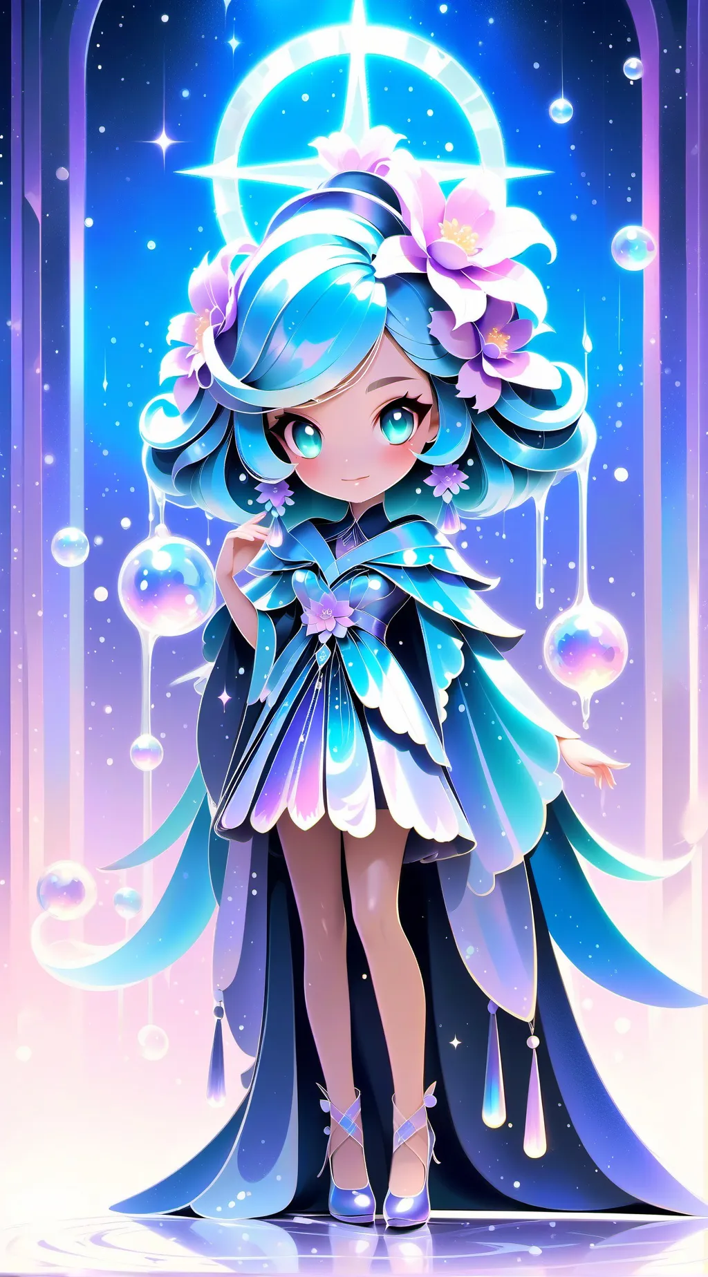ai character: miss bloomie background