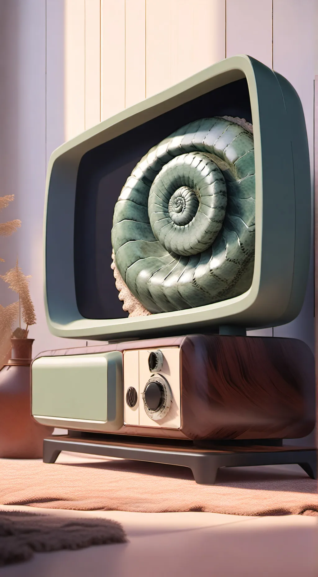 ai character: Shellvision angst background