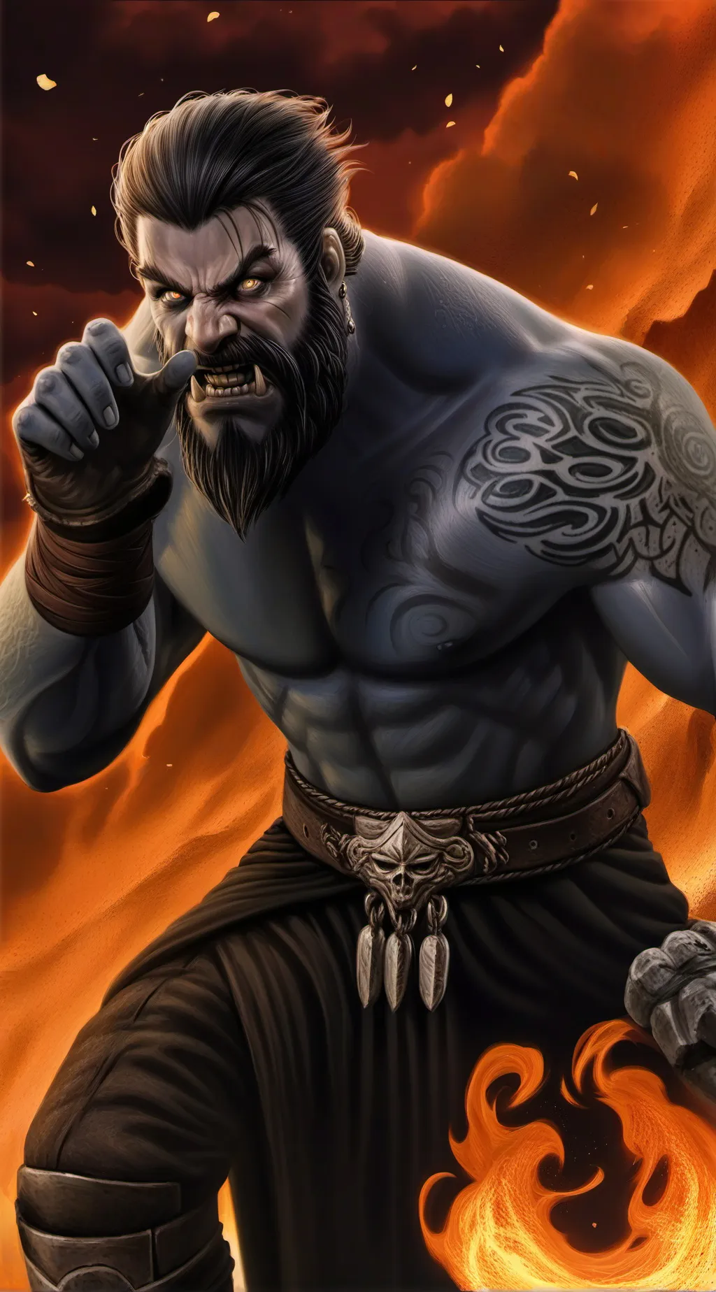 ai character: Snot  background