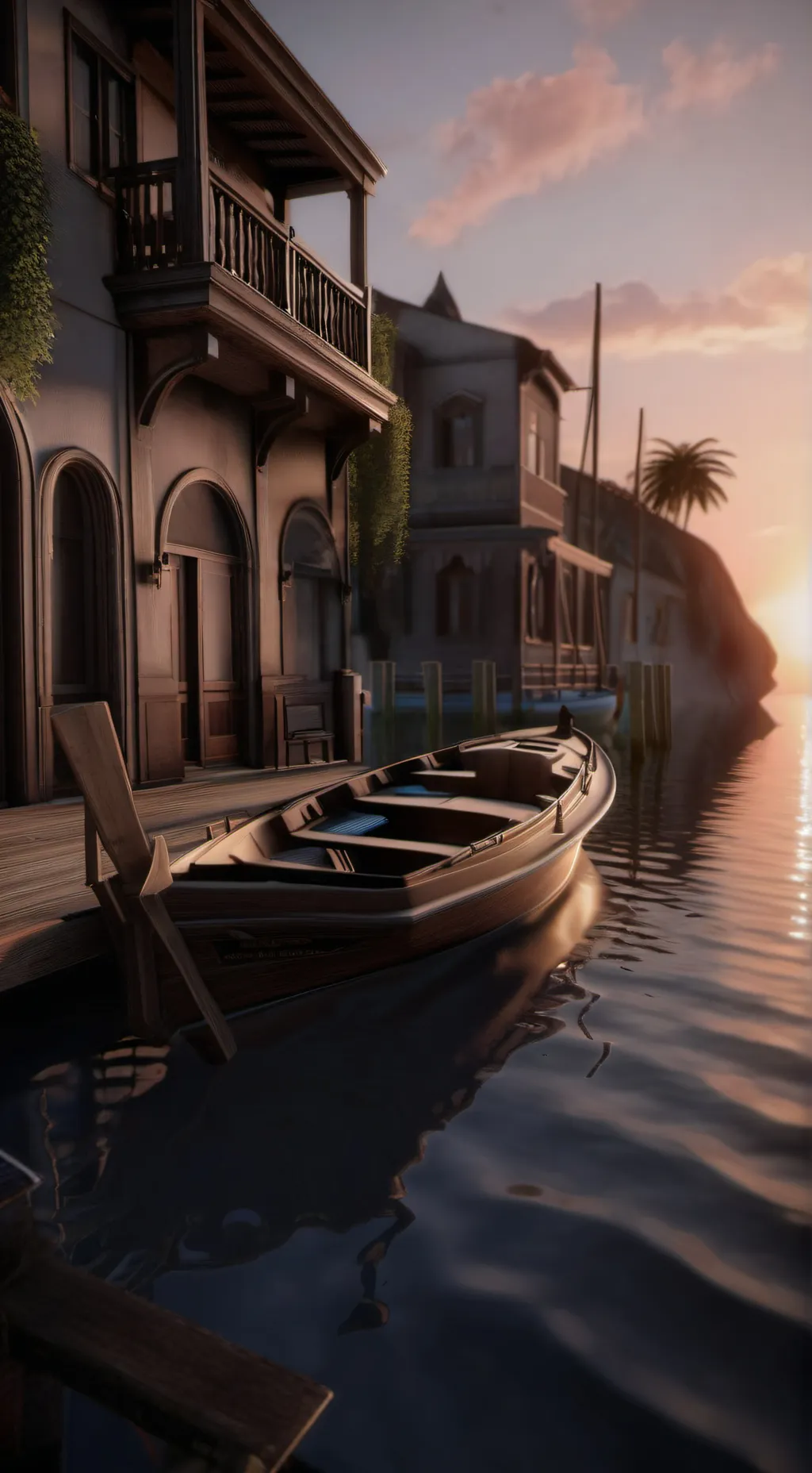 ai character: Dw boat background