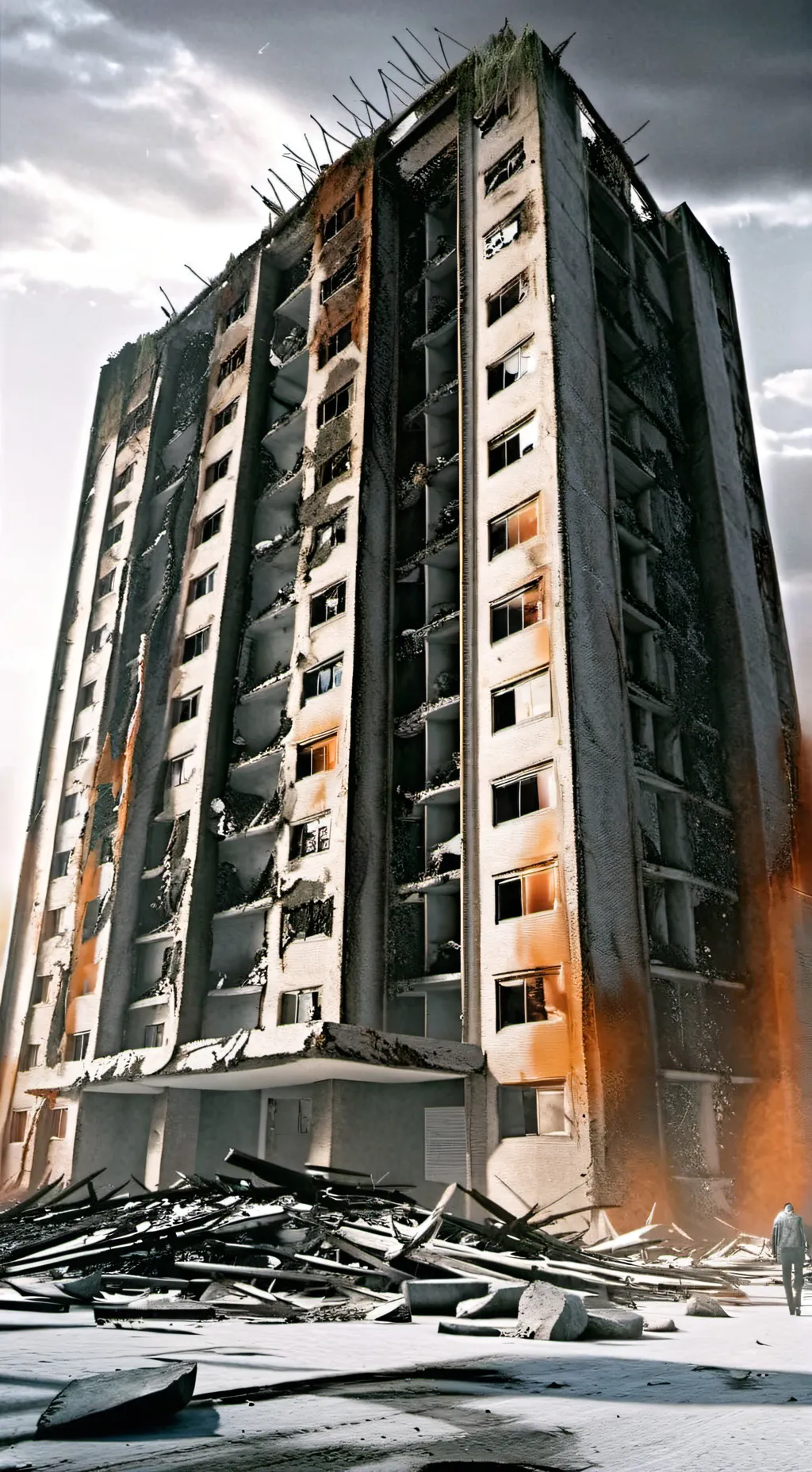 ai character: infection AU (?) background