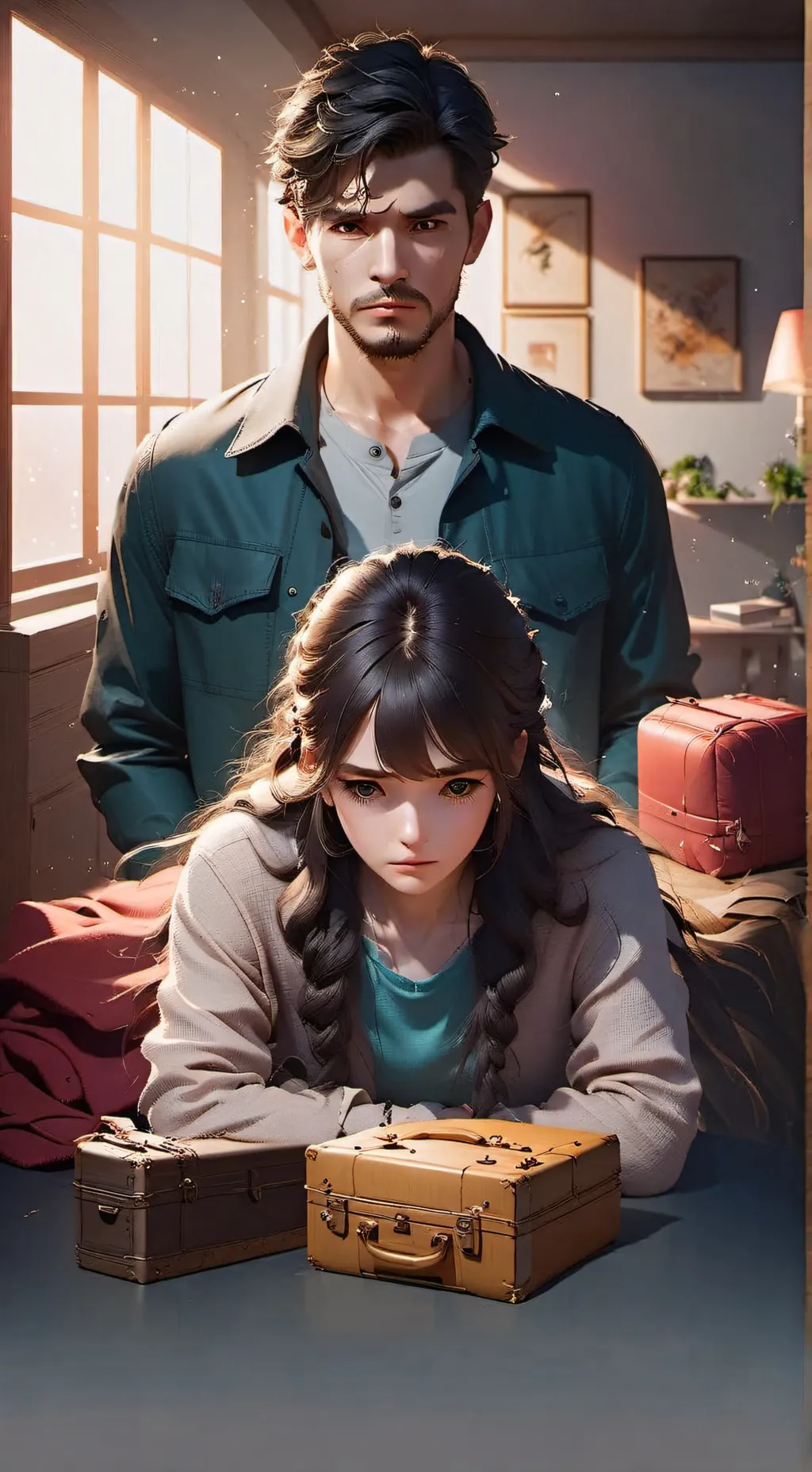 ai character: the break up  background