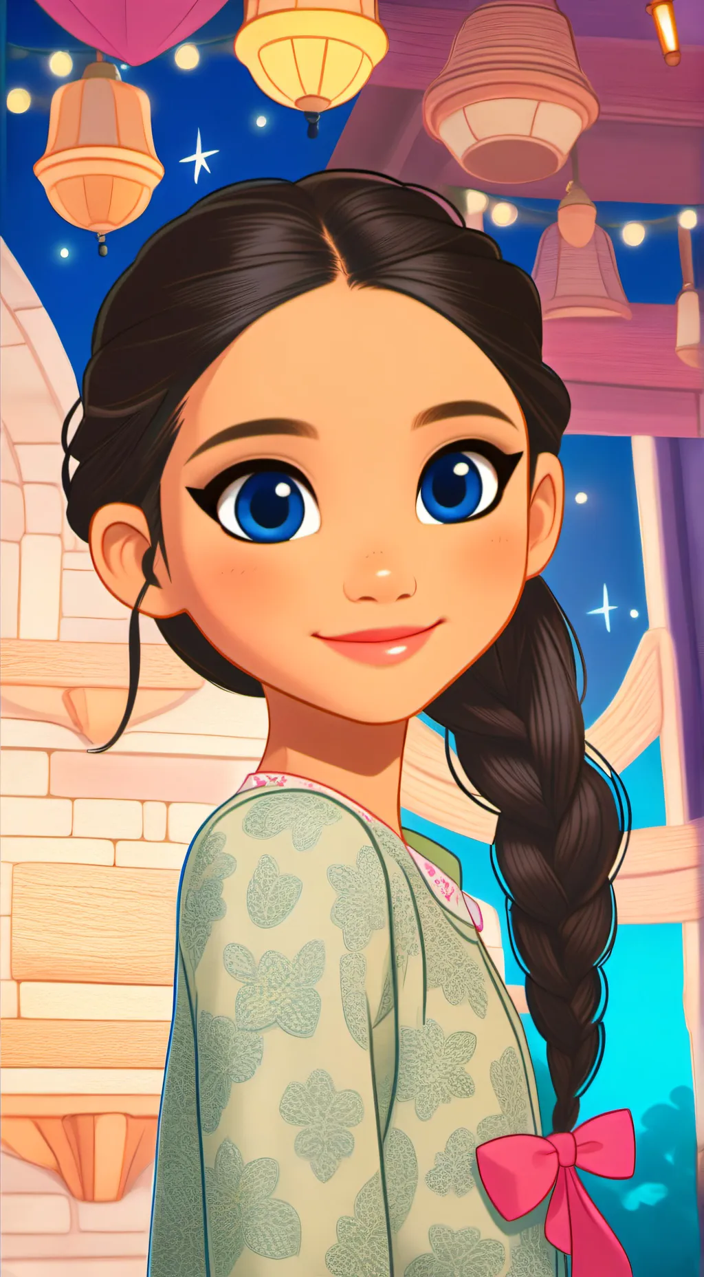 ai character: Janet (MOM) background