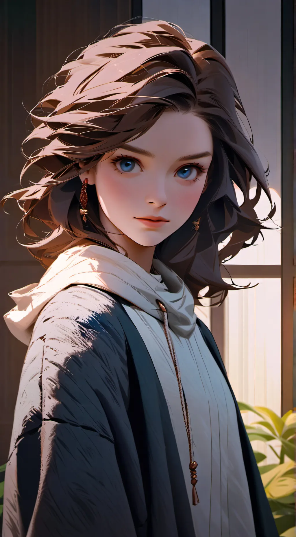 ai character: Vicky background