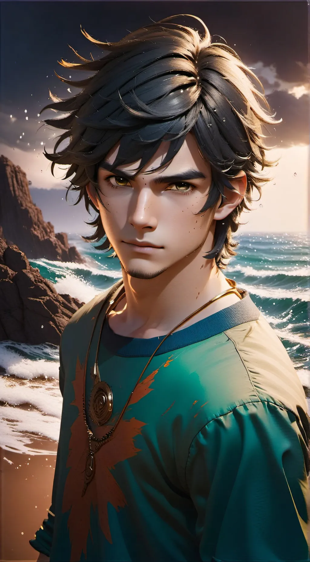 ai character: Percy Jackson background