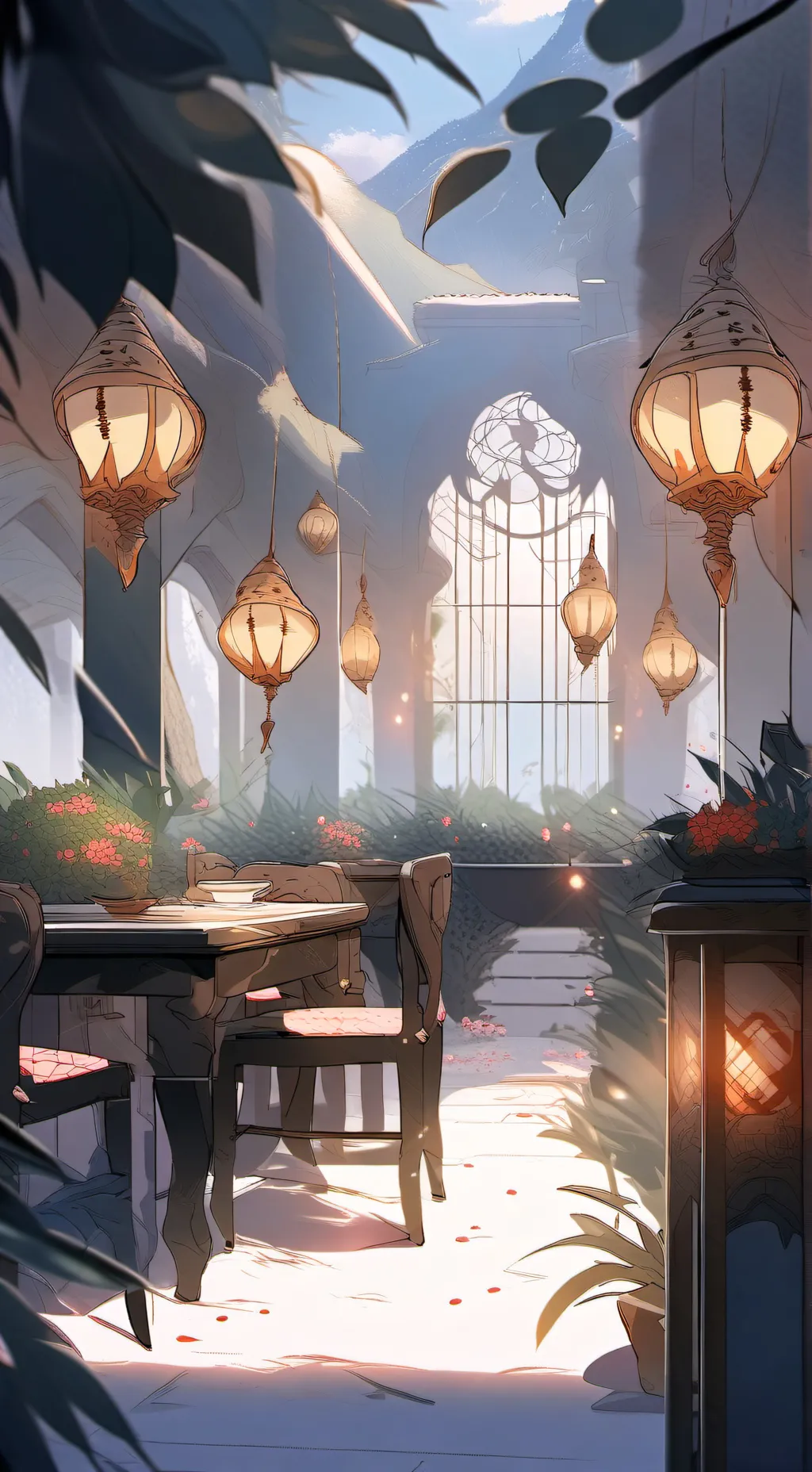 ai character: Shadow milk cookie background