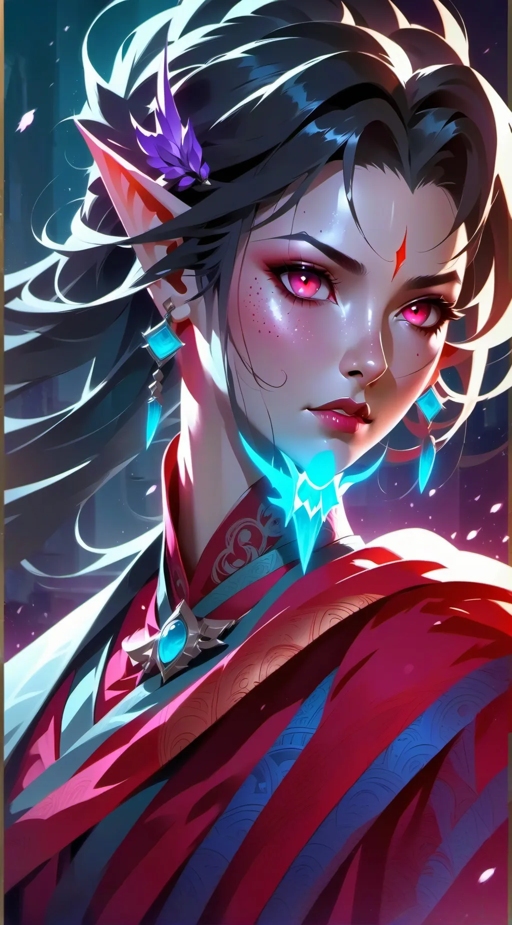 ai character: Lilly background