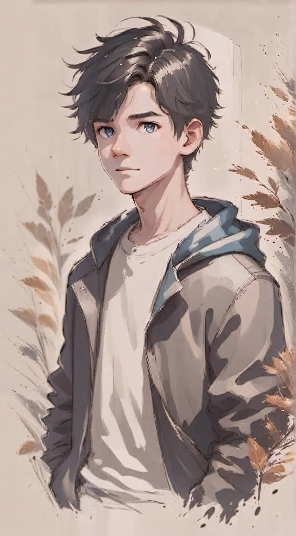 ai character: maksim  background