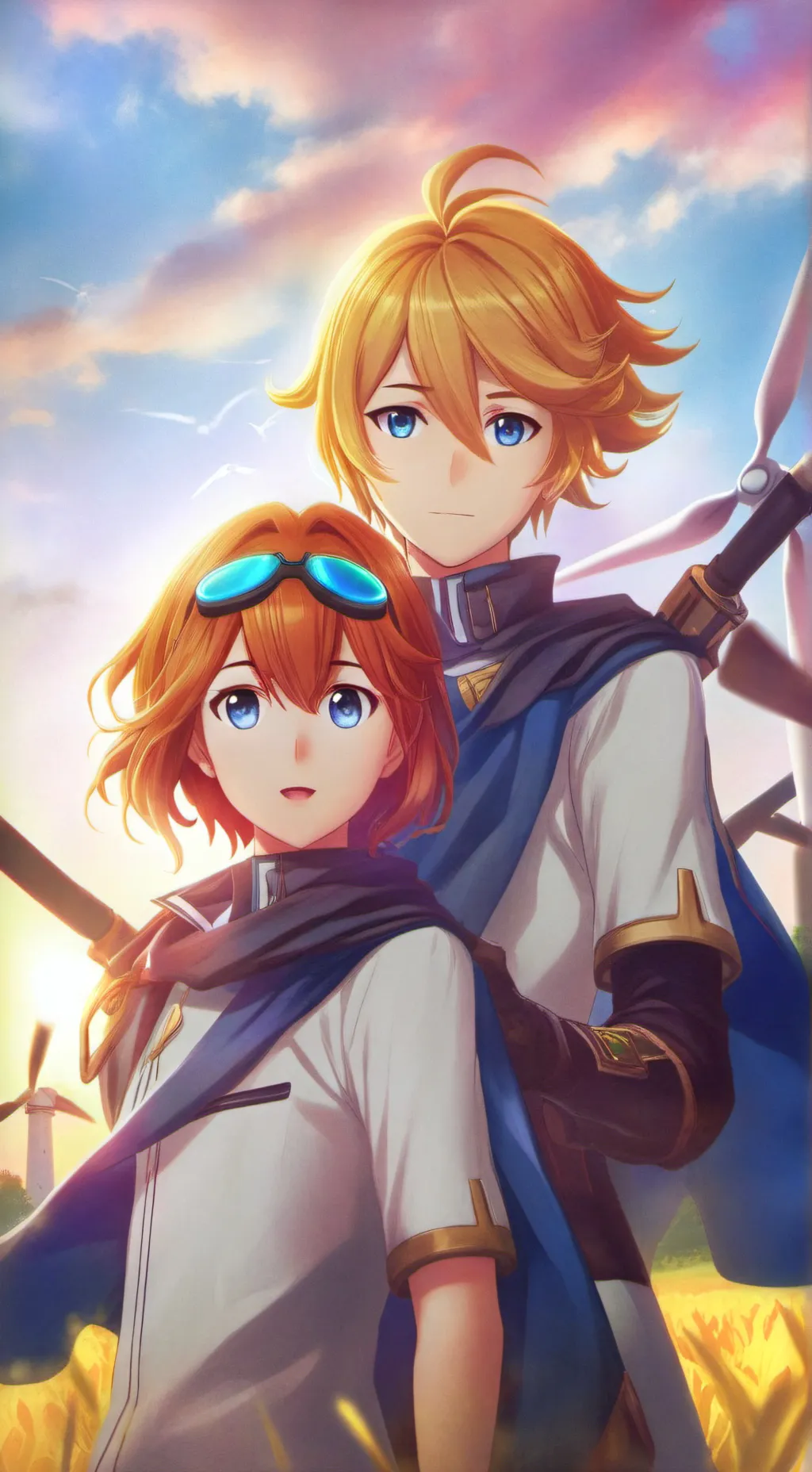 ai character: amber x aetherr background