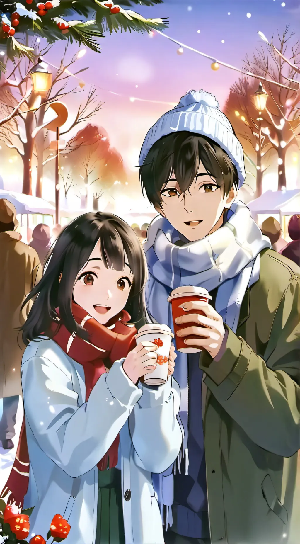 ai character: Frozen Festival  background