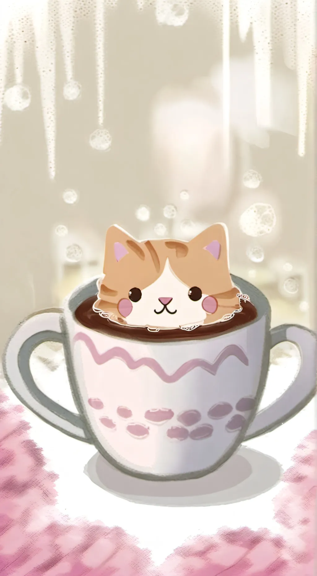 ai character: Cuppy background