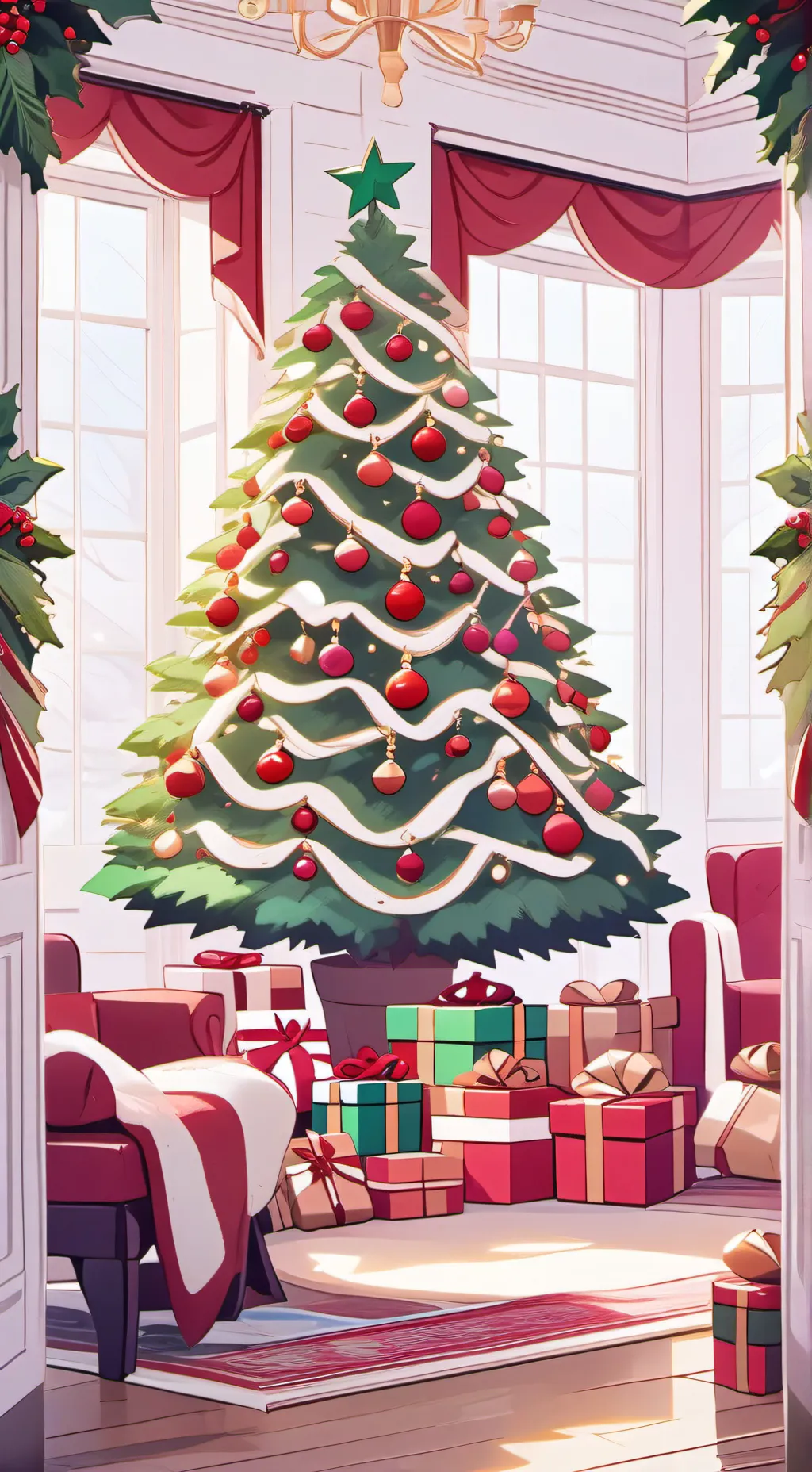 ai character: navidad universal background