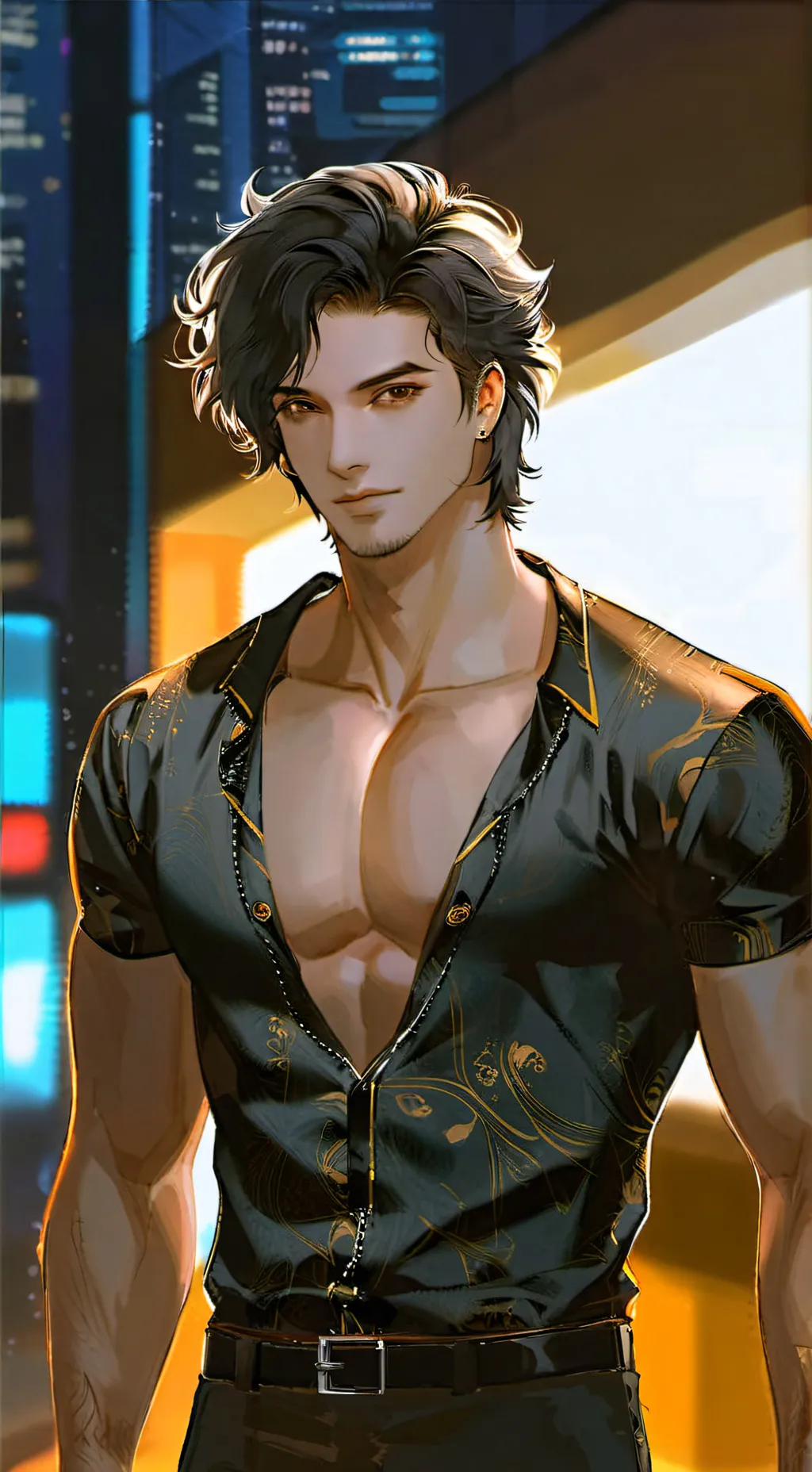 ai character: Carlos Sanchez  background