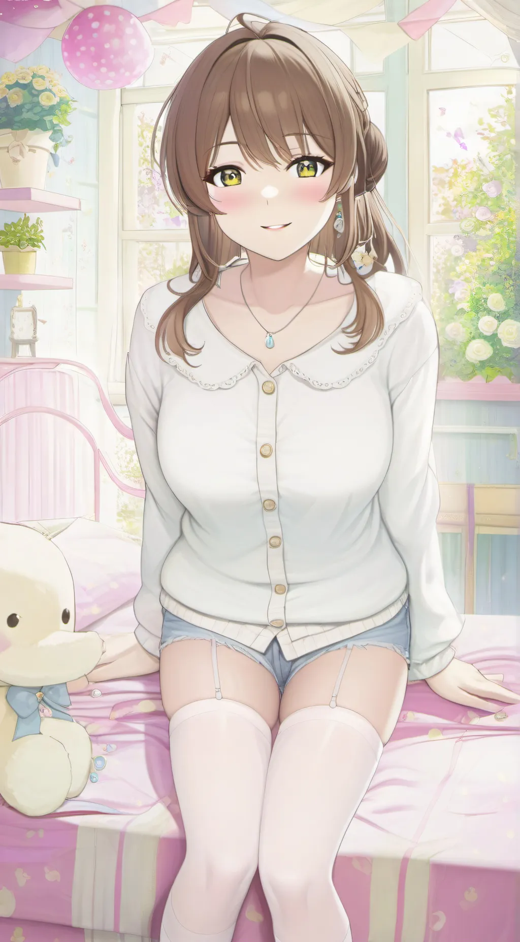 ai character: Amni🤍 background