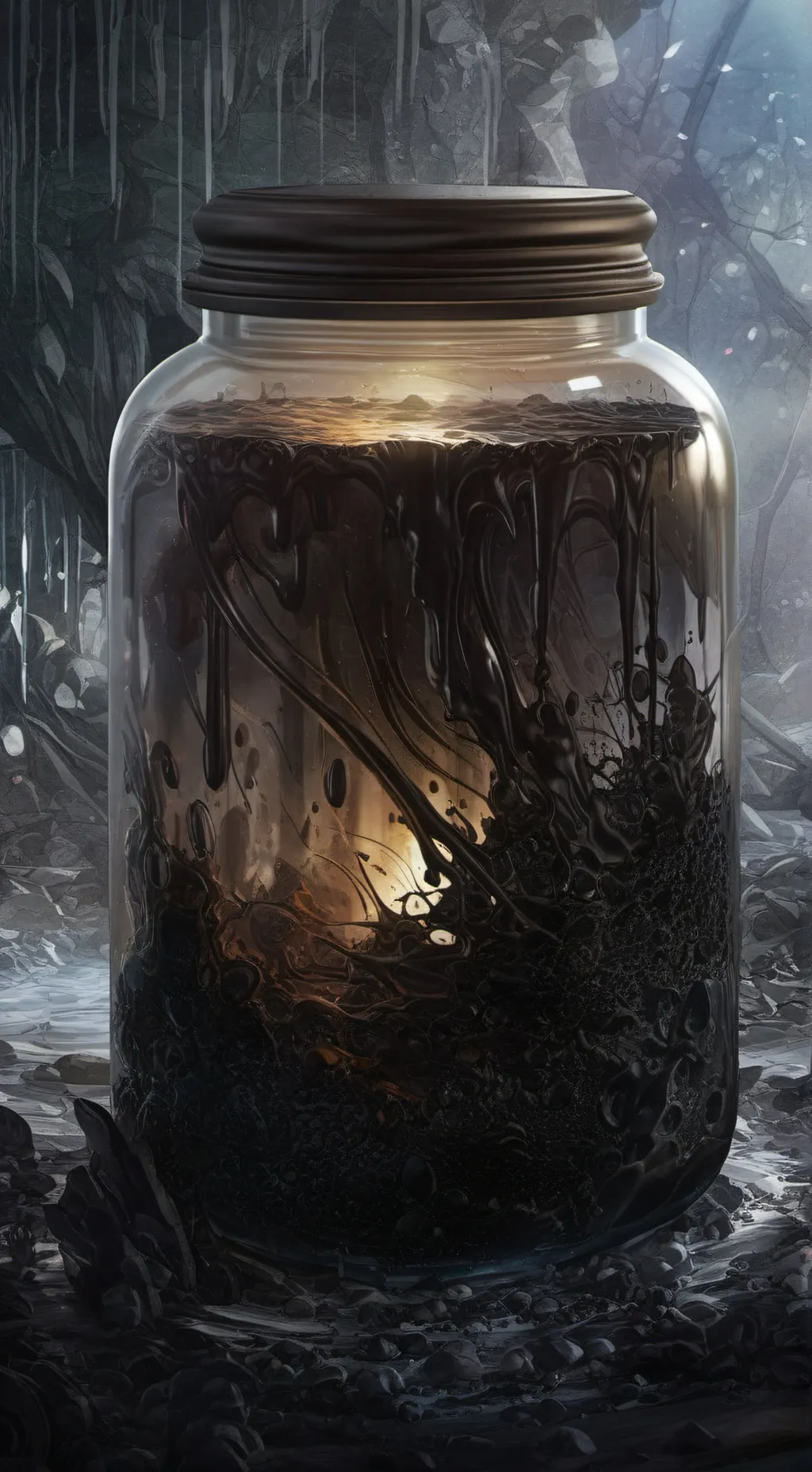 ai character: parasite goo background