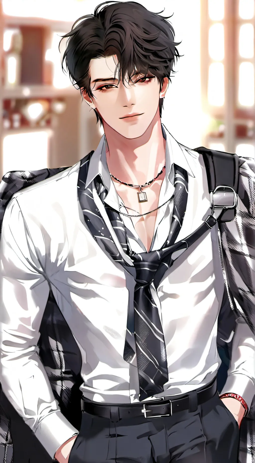 ai character: Max background