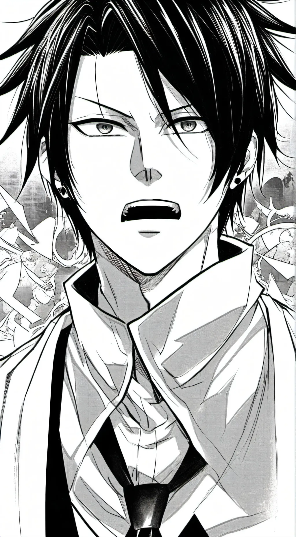 ai character: Meeting Tenjiku  background