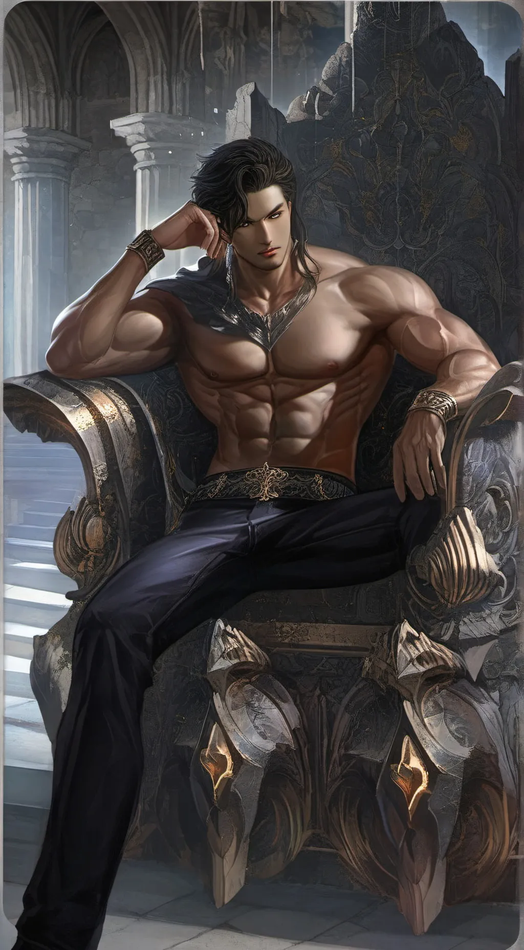 ai character: solar background