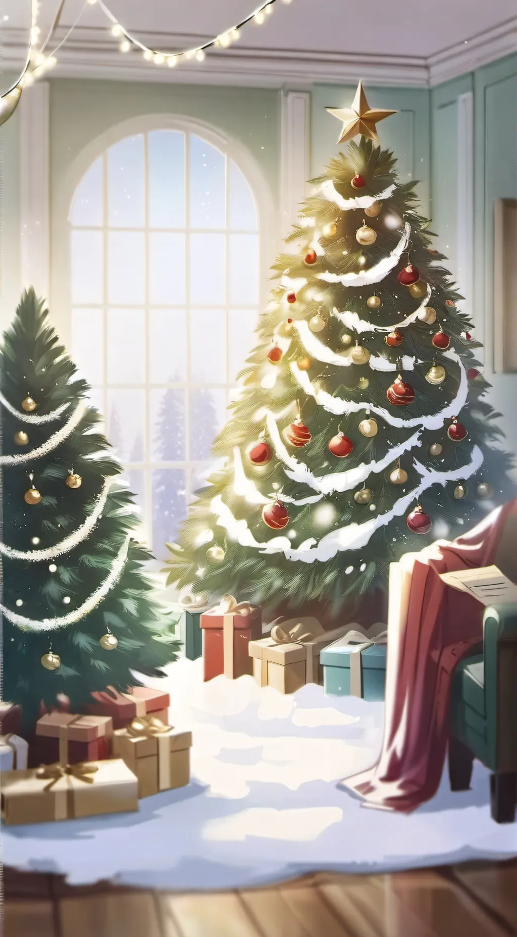 ai character: CHRISTMASwith oc's background