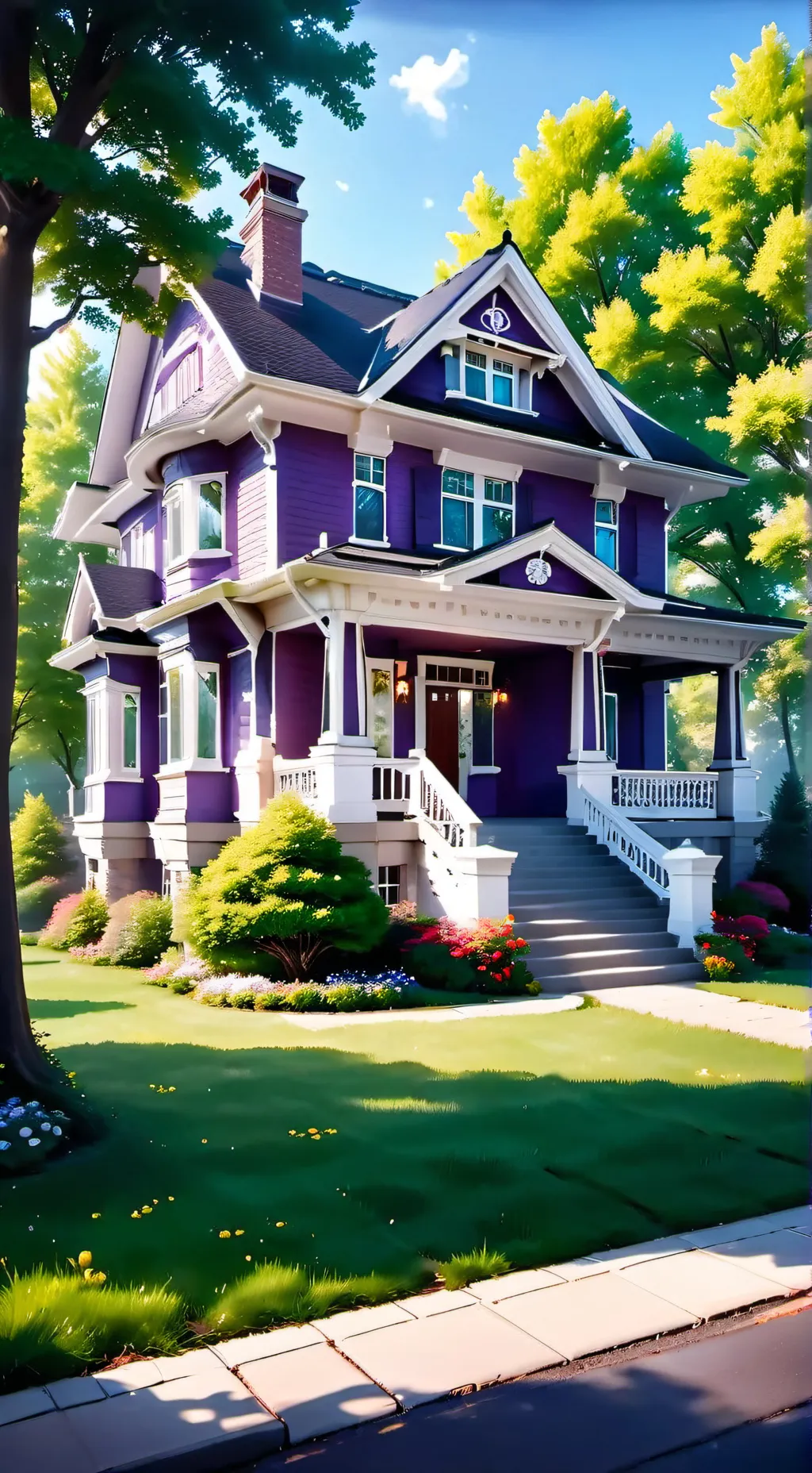 ai character: Mina & Lily background