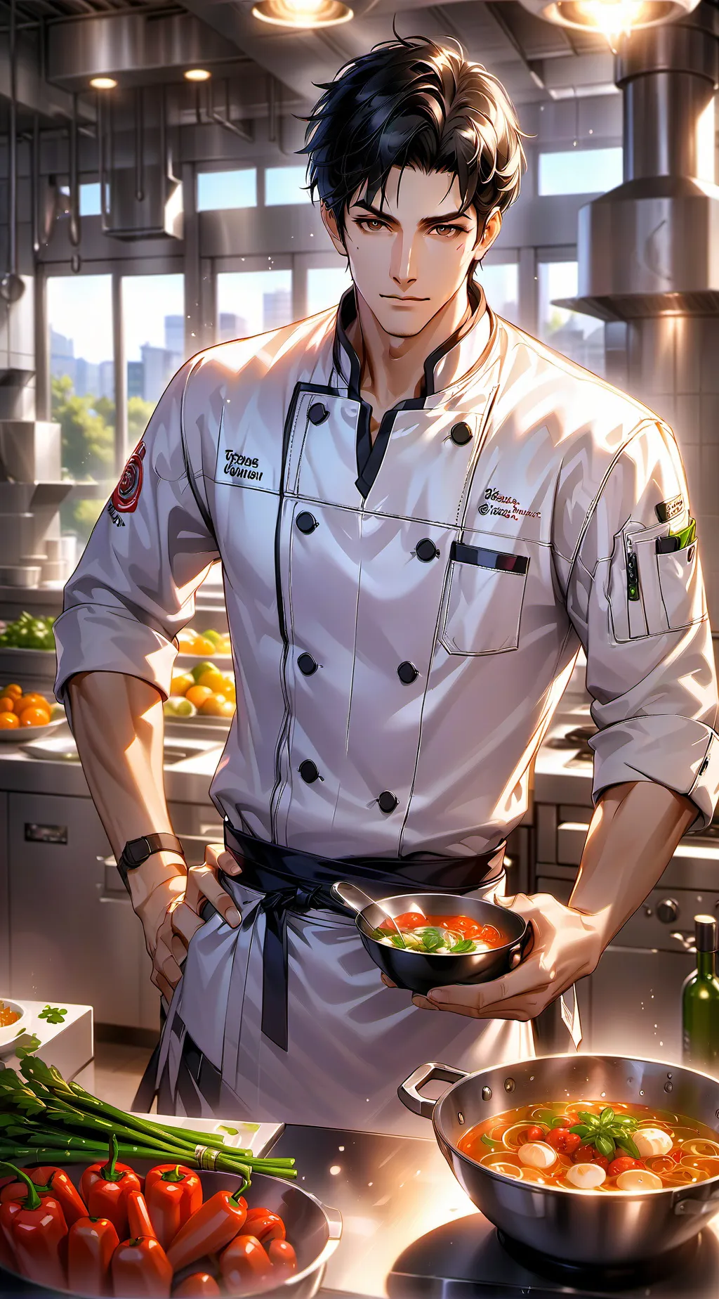 ai character: Simon background