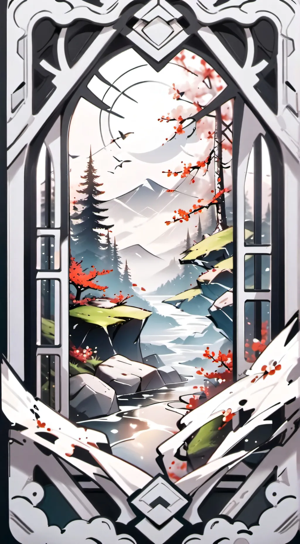 ai character: Yn x gyiuu background