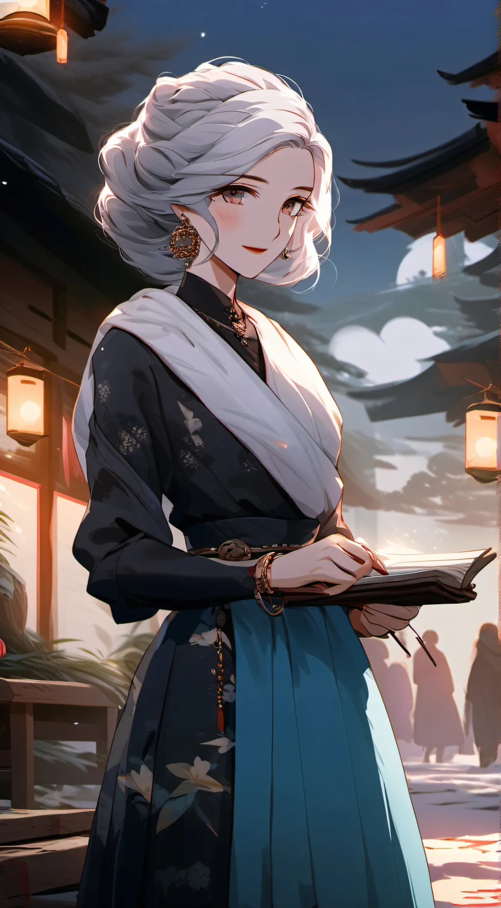 ai character: Tsuru background