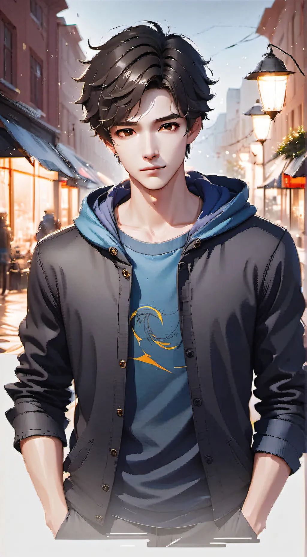 ai character: zeke background