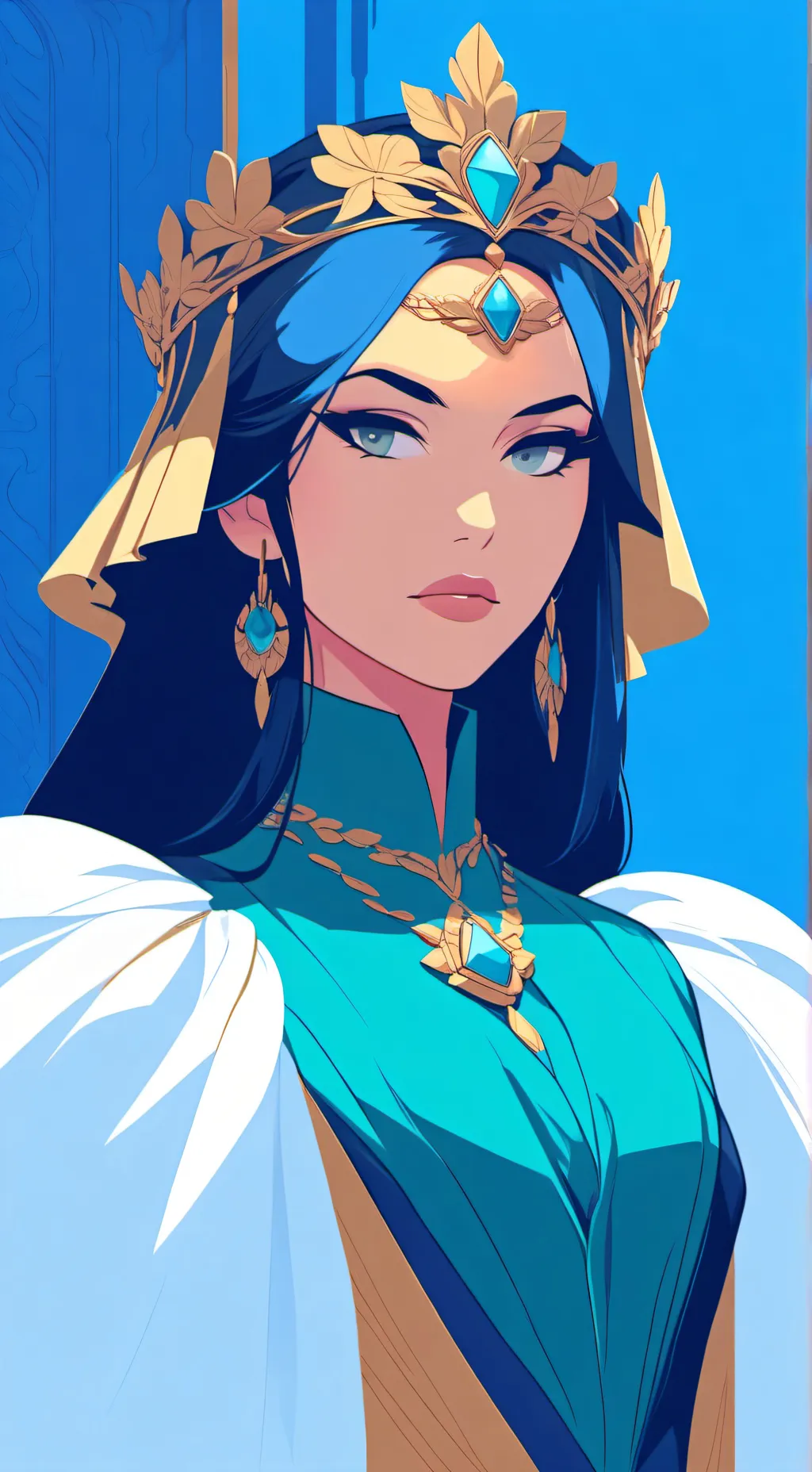 ai character: Orelia bloodwood background