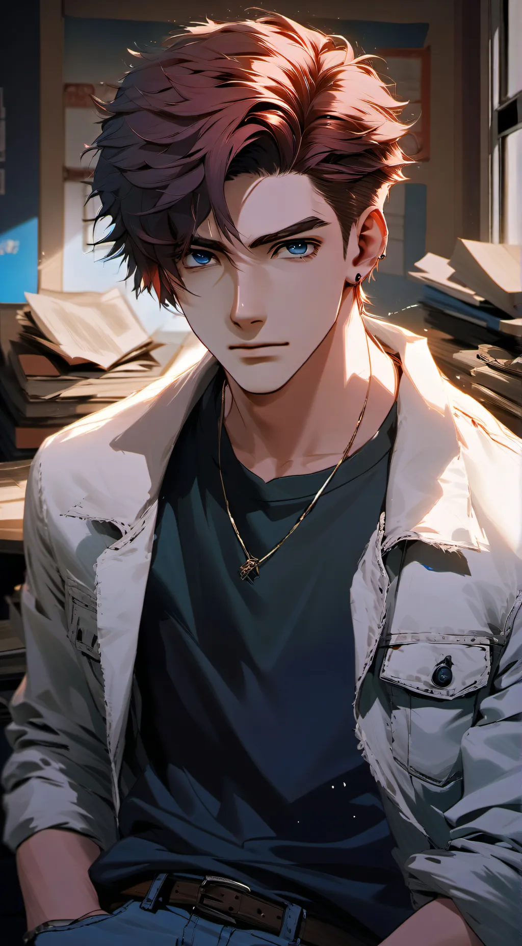 ai character: Grant Langston background