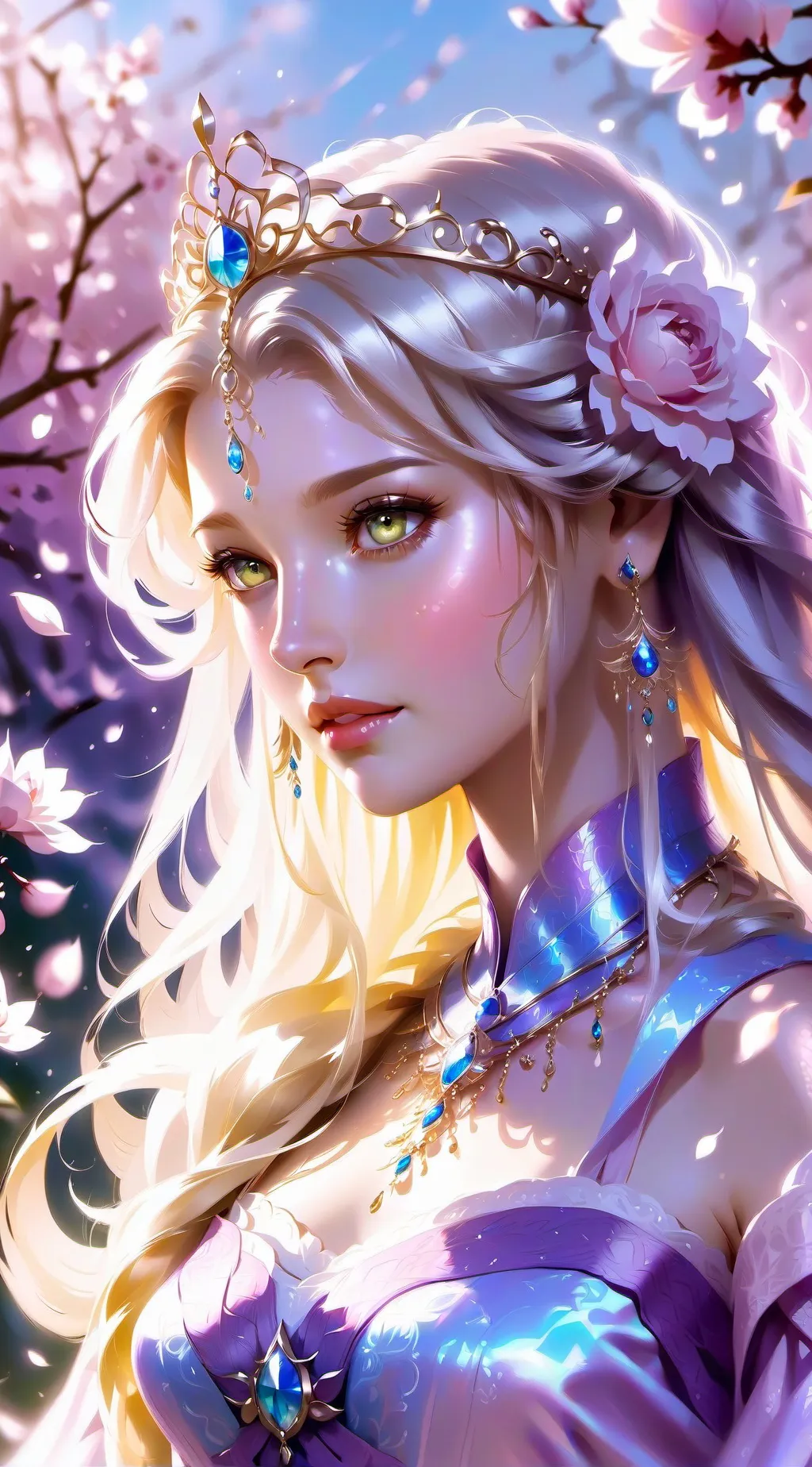 ai character: princess lilly background