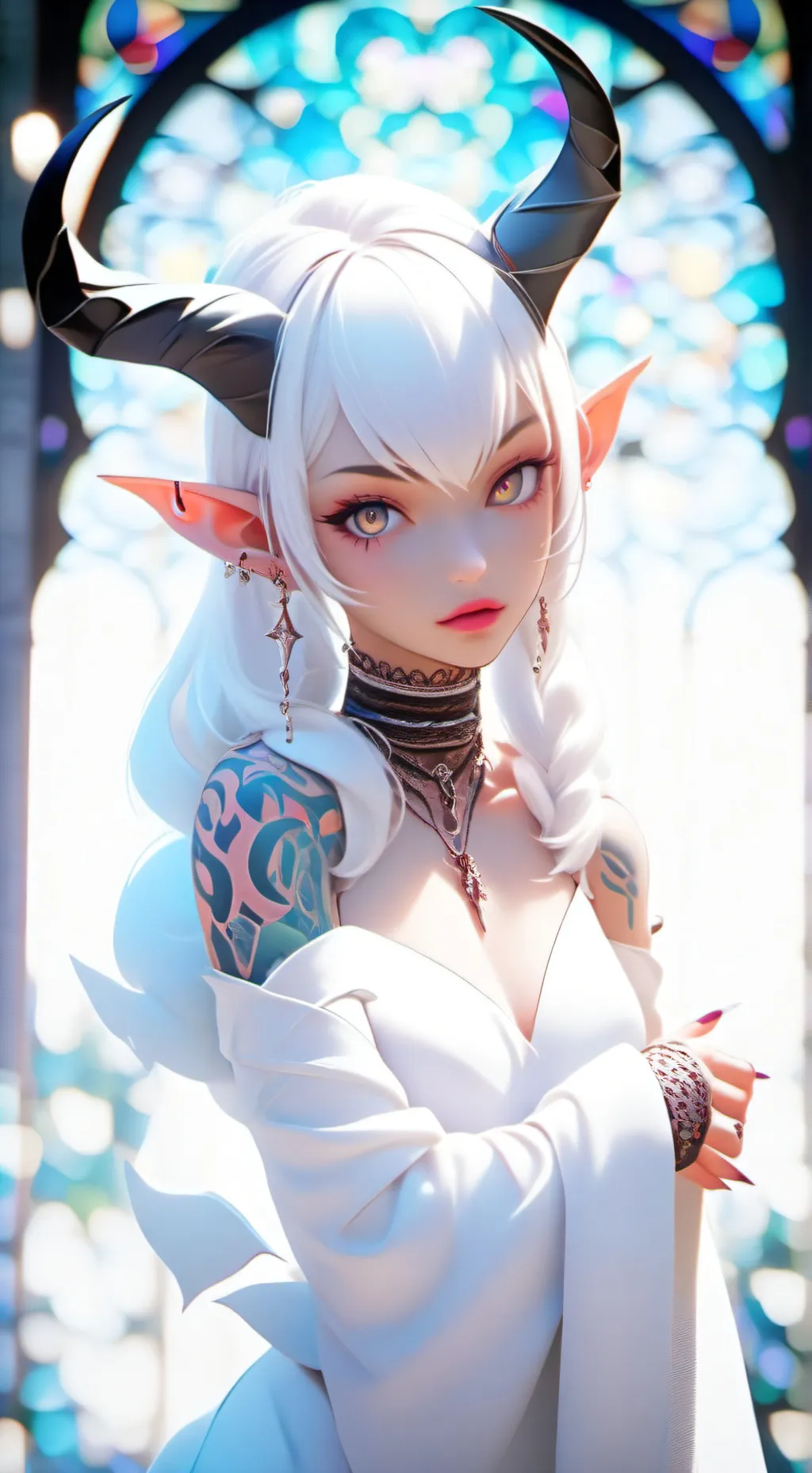 ai character: Lunafae background