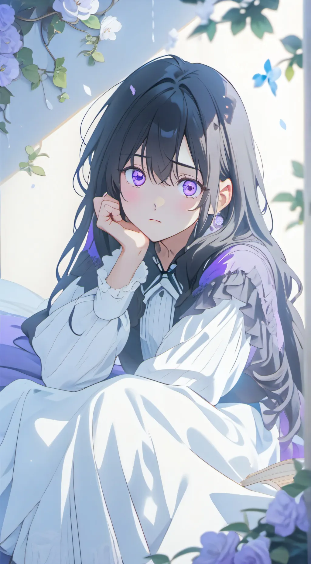 ai character: Luna background