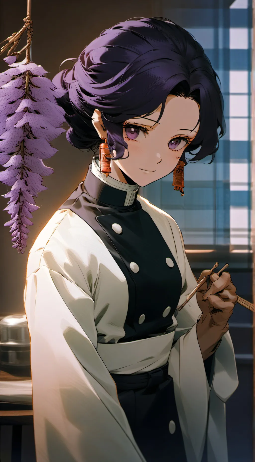 ai character: My first time ok background