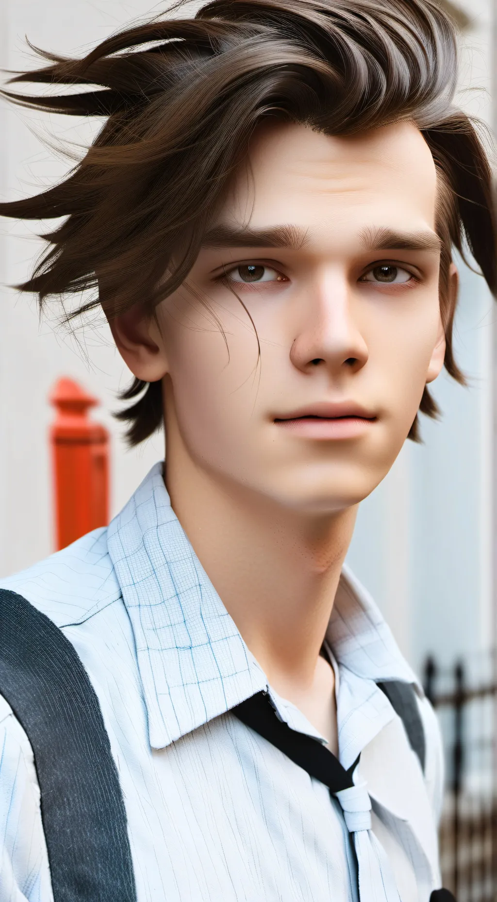 ai character: Alfred Hallam  background