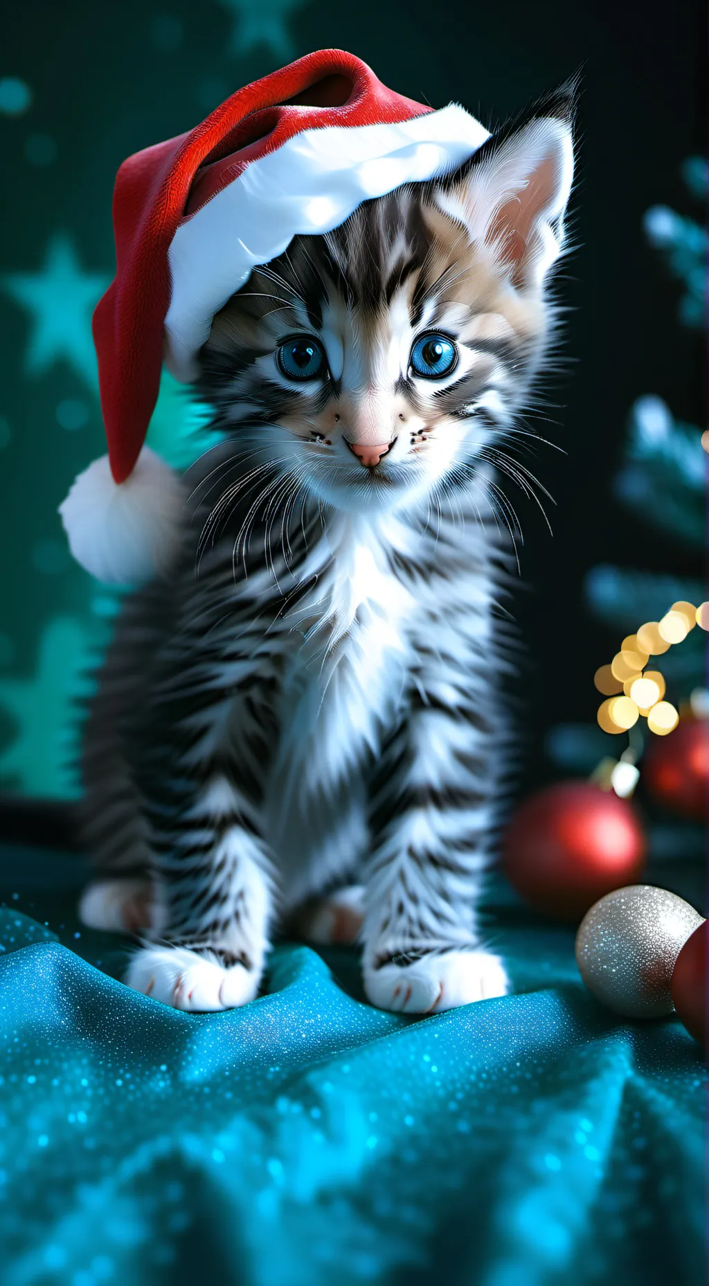 ai character: Newborn kittens  background