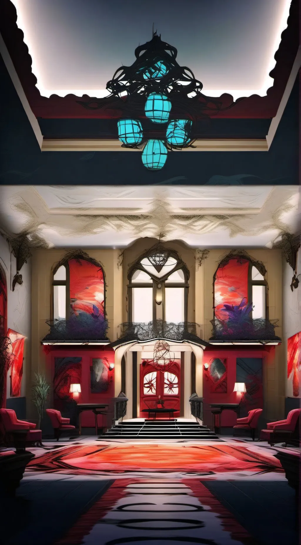 ai character: hasbin hotel  background