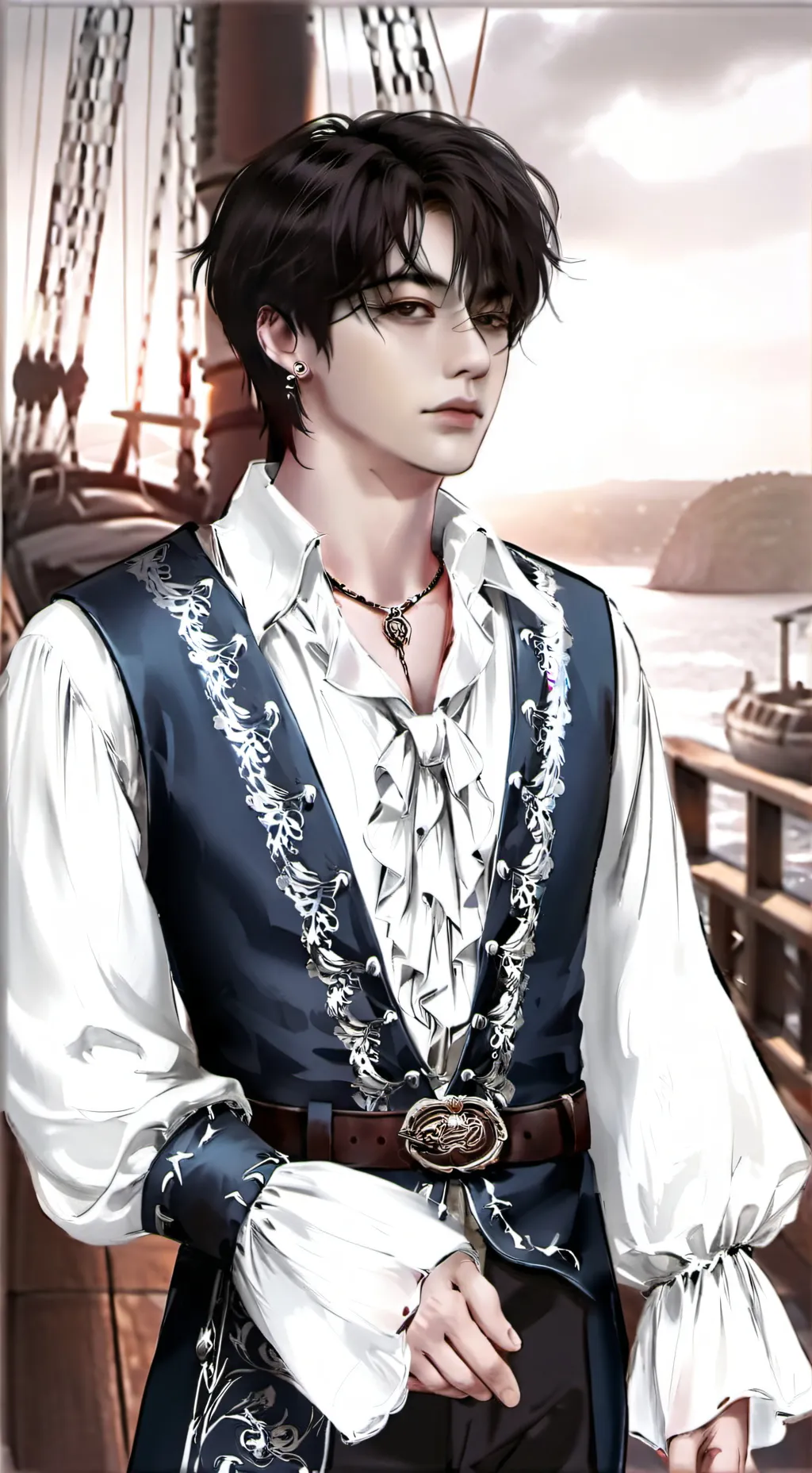 ai character: Archer⚓️ background