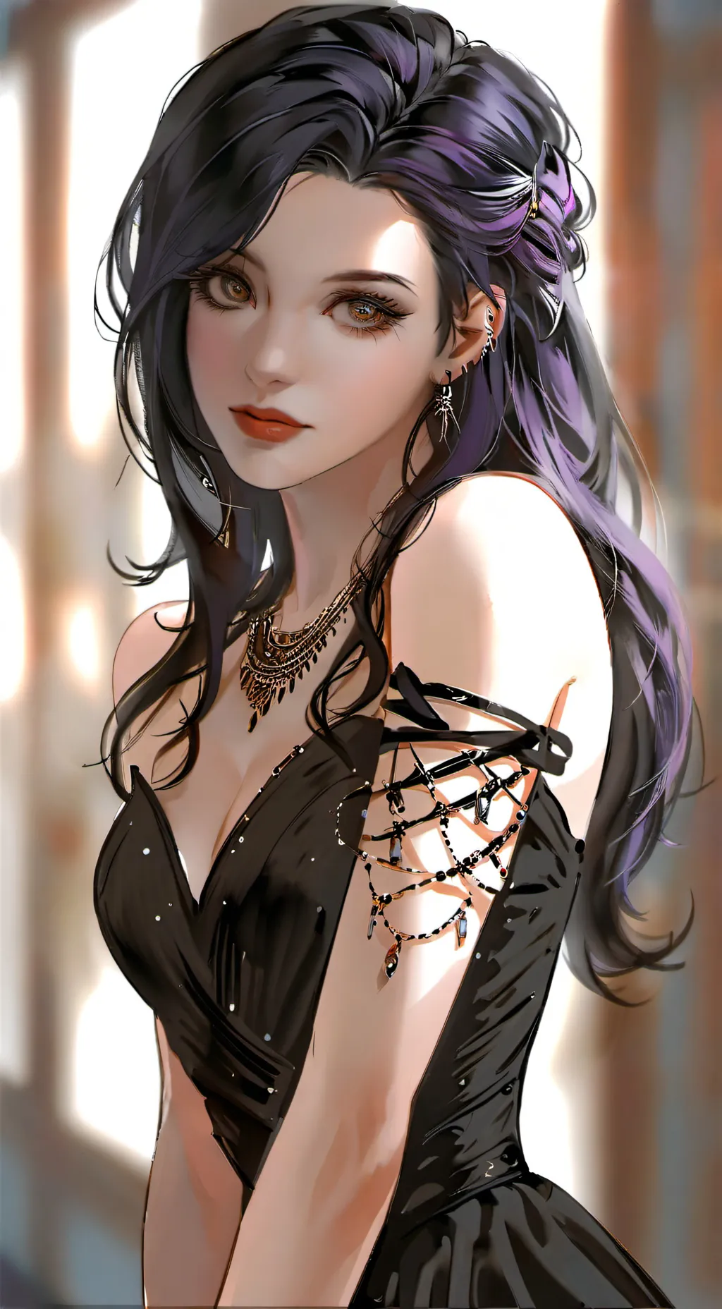 ai character: hot background