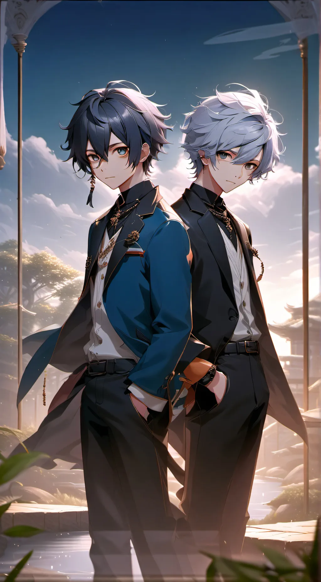 ai character: Yuichiro_Muichiro background