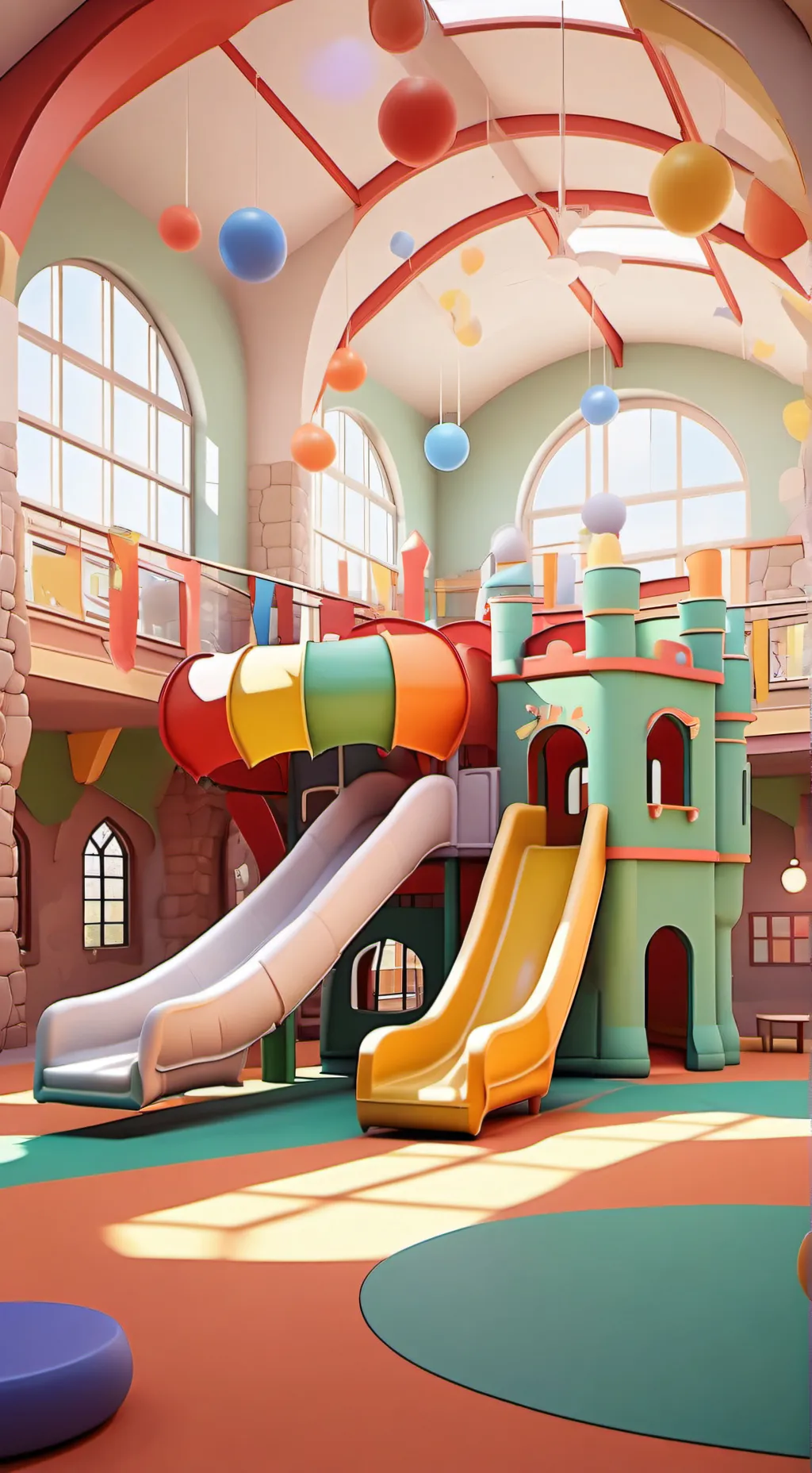 ai character: Ppt daycare background