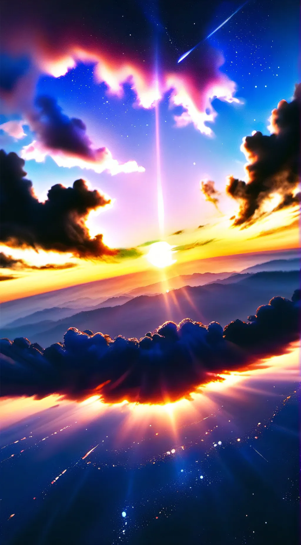 ai character: Xmas fam background