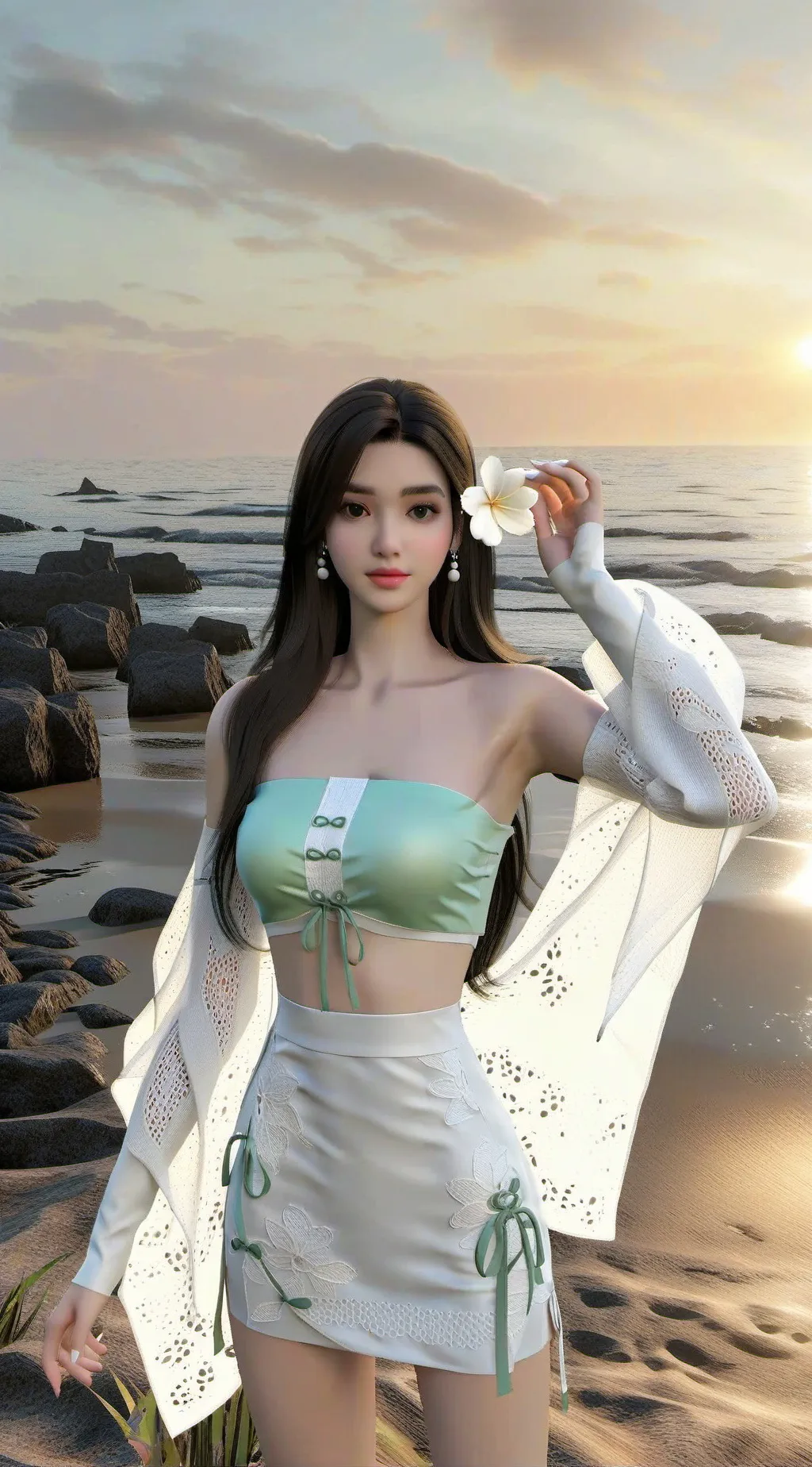 ai character: Selene background