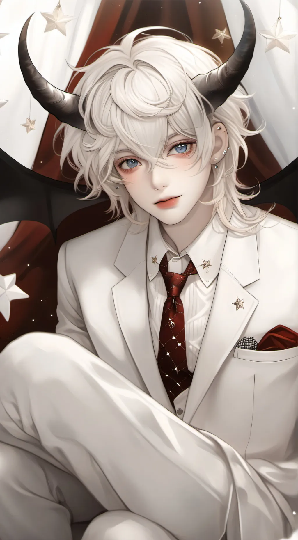 ai character: Xavier..BL background