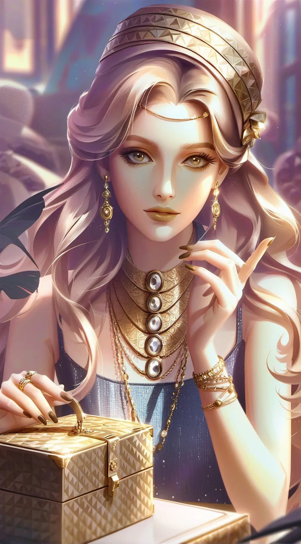 ai character: Reinkle Gold-Nosed background