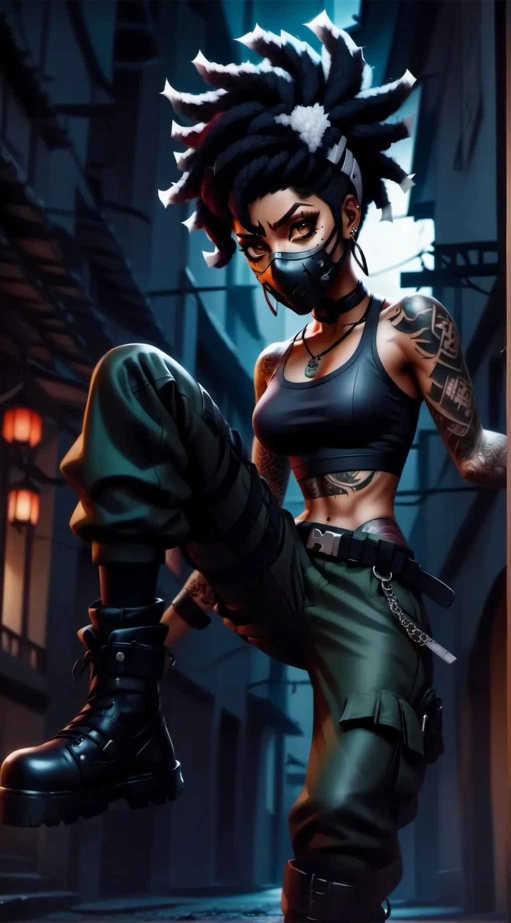 ai character: Shadow Ember background